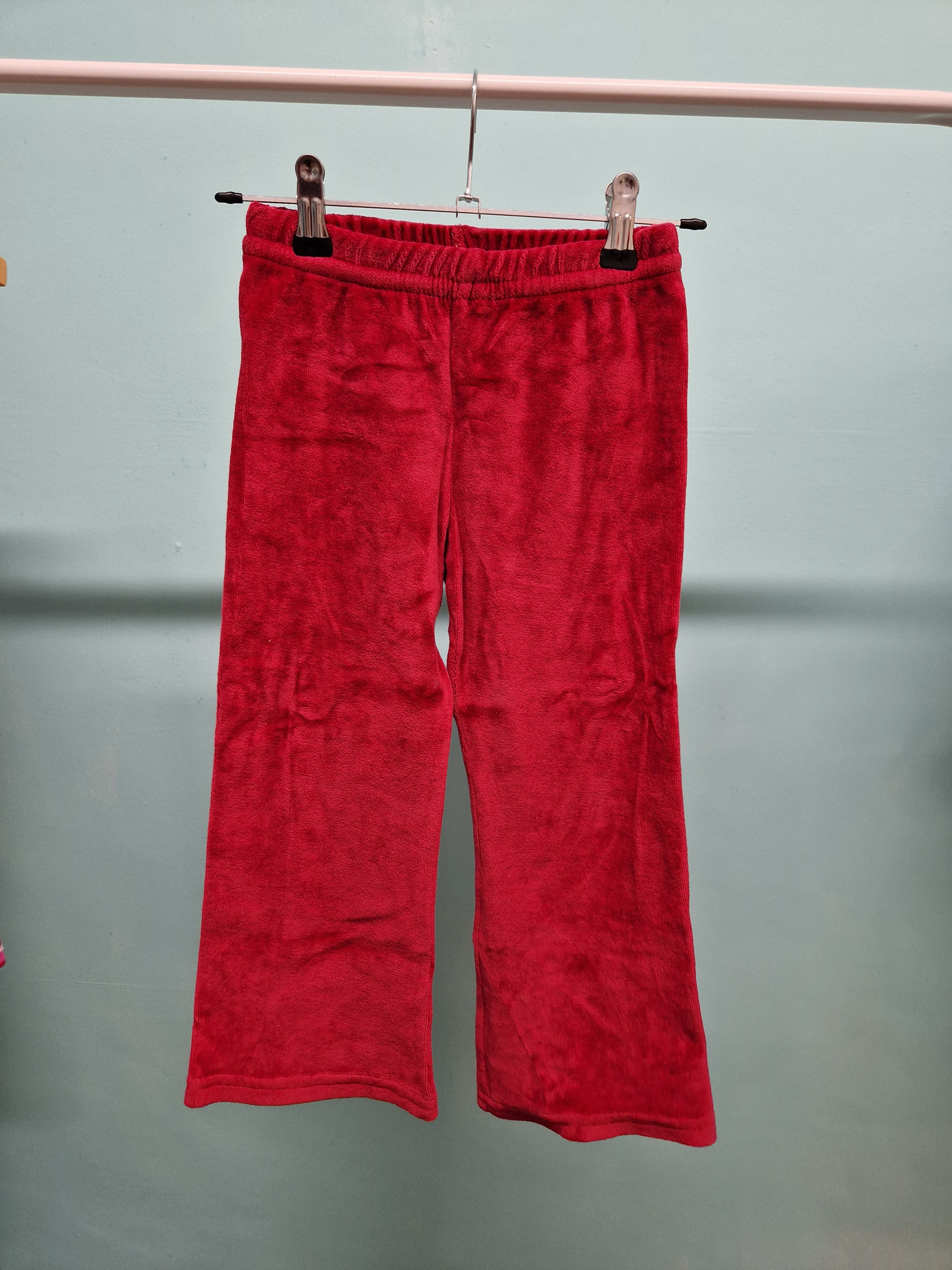 Vintage 90s Velour Flared Trousers