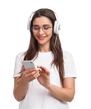 girl holding phone.webp