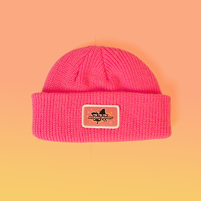 ☆TATIANA☆ Velvet Pleated Bar TikTok Pin HB2212 Jackpot Winner Pink Beanie | Harajuku Style