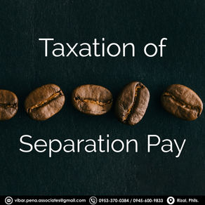 Separation pay from retrenchment is non-taxable