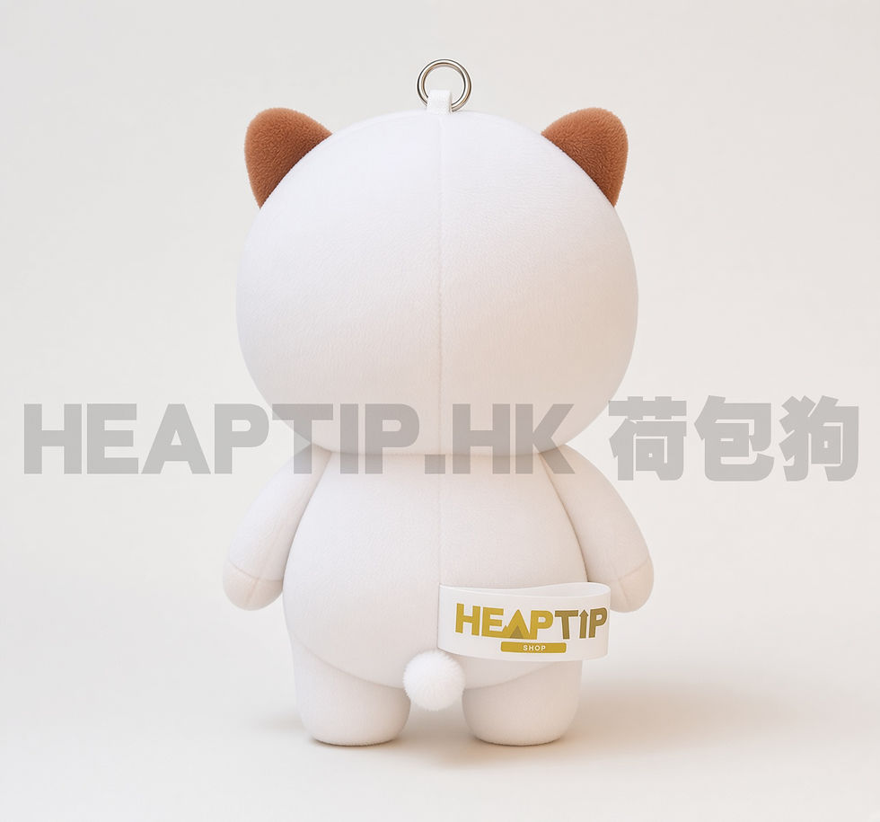 縮圖：毛絨荷包狗 包包鎖匙扣