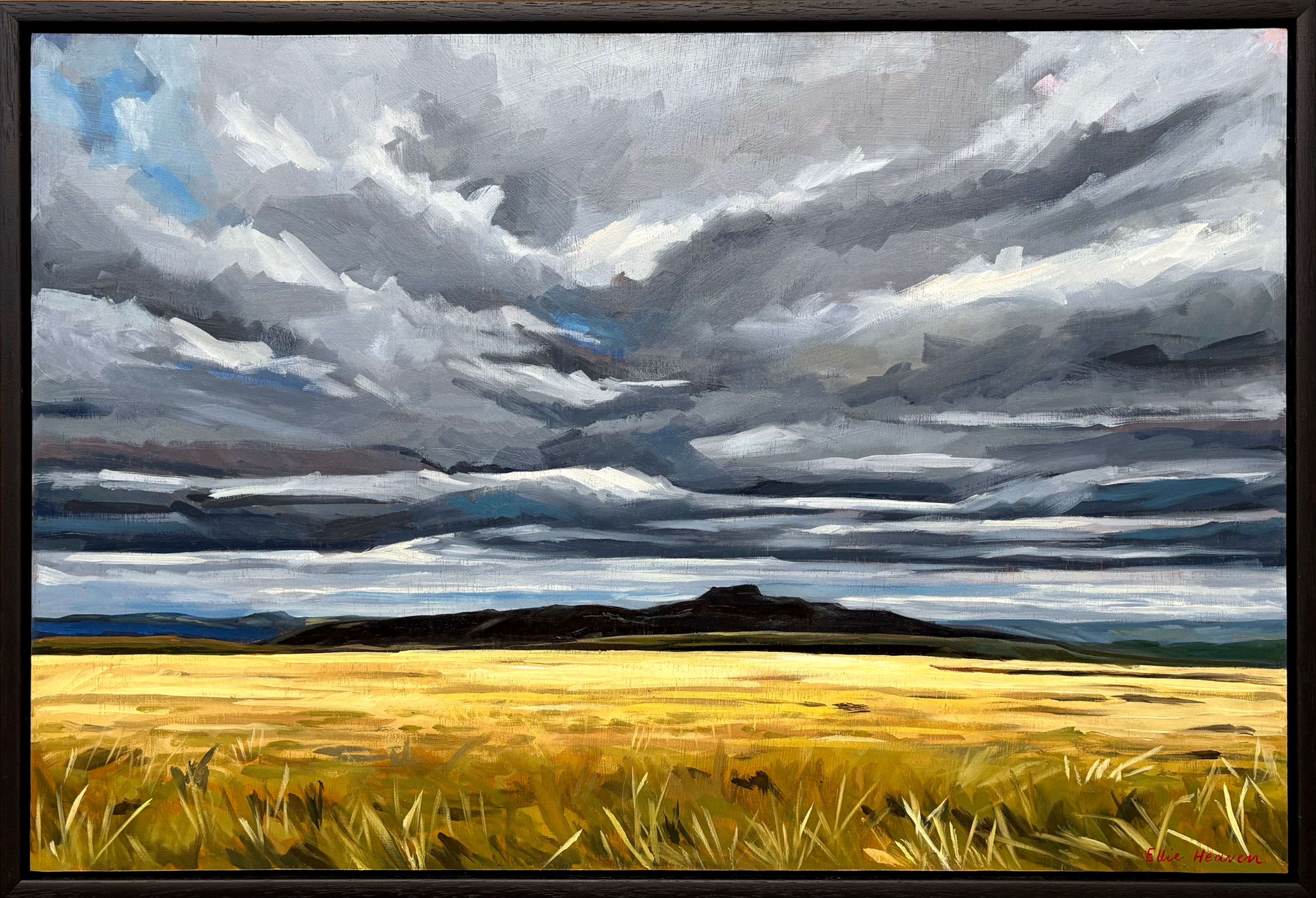 Crag Hill Behind the Golden Grass