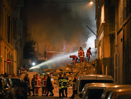 Four bodies found after building gets destroyed in explosion in France's Marseille