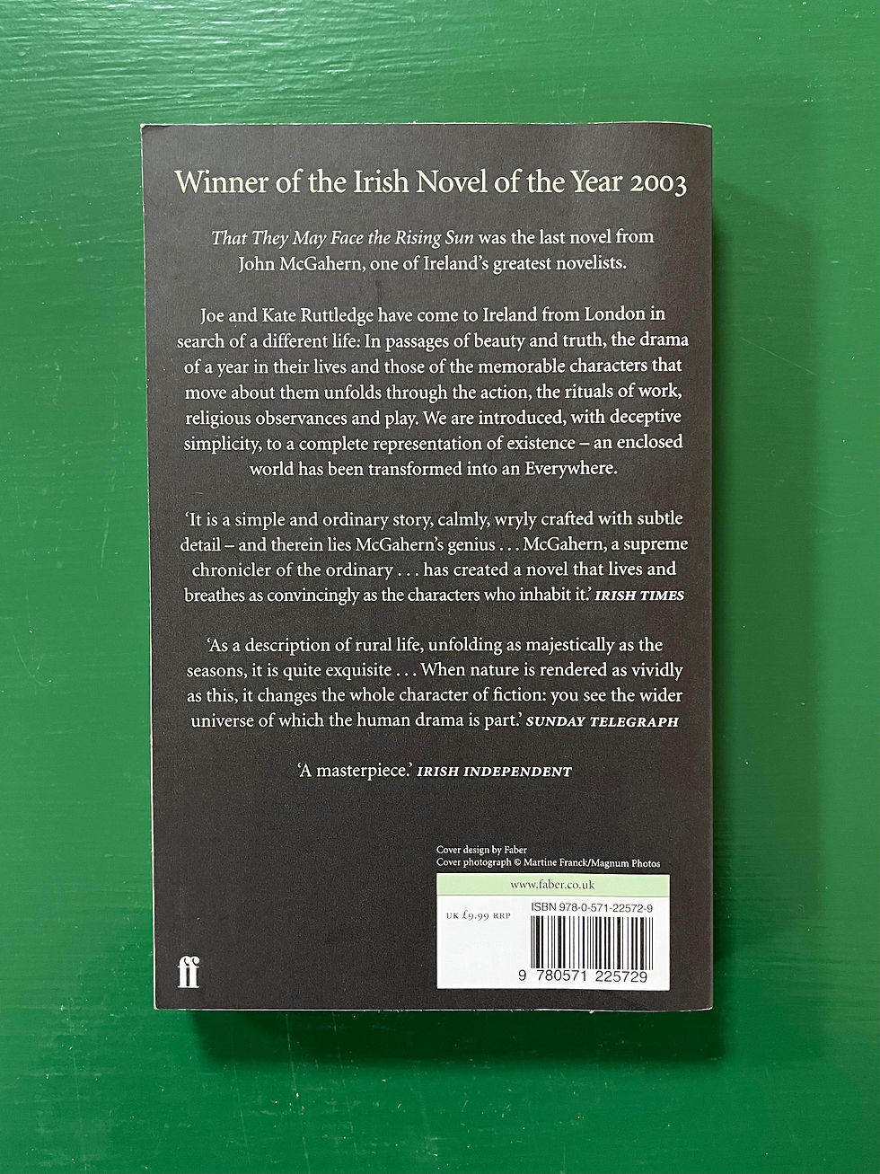 Thumbnail: That they may face the rising sun by John McGahern