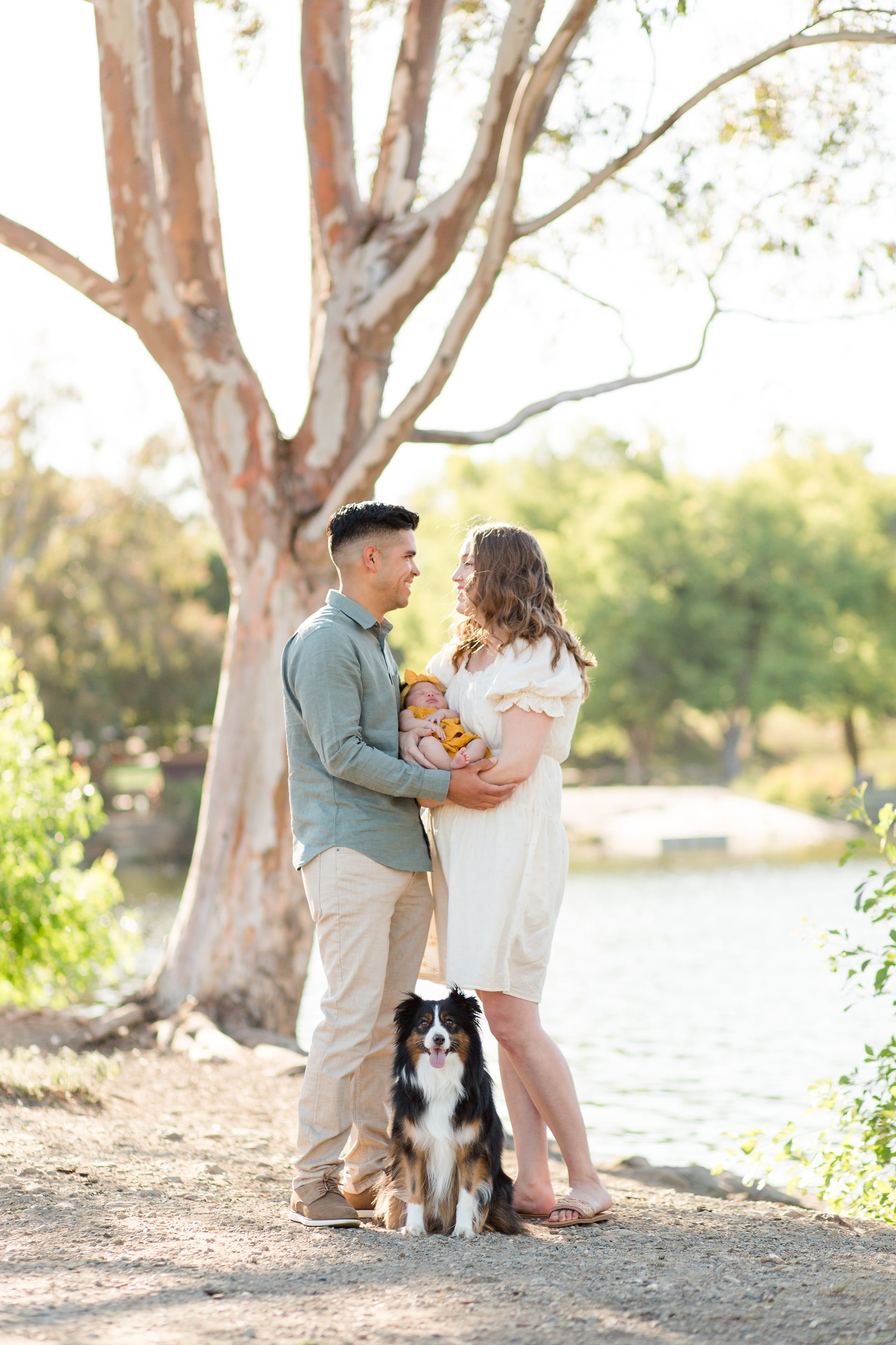 hkcreate hk create photography bay area photographers san jose vasona lake park los gatos outdoor newborn session baby girl joyful light and airy