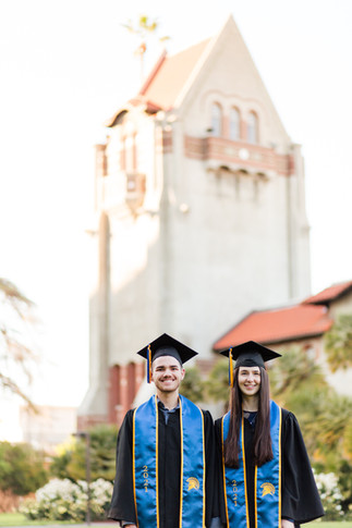 hkcreate hk create graduation san jose state university cap gown couple light and airy joyful