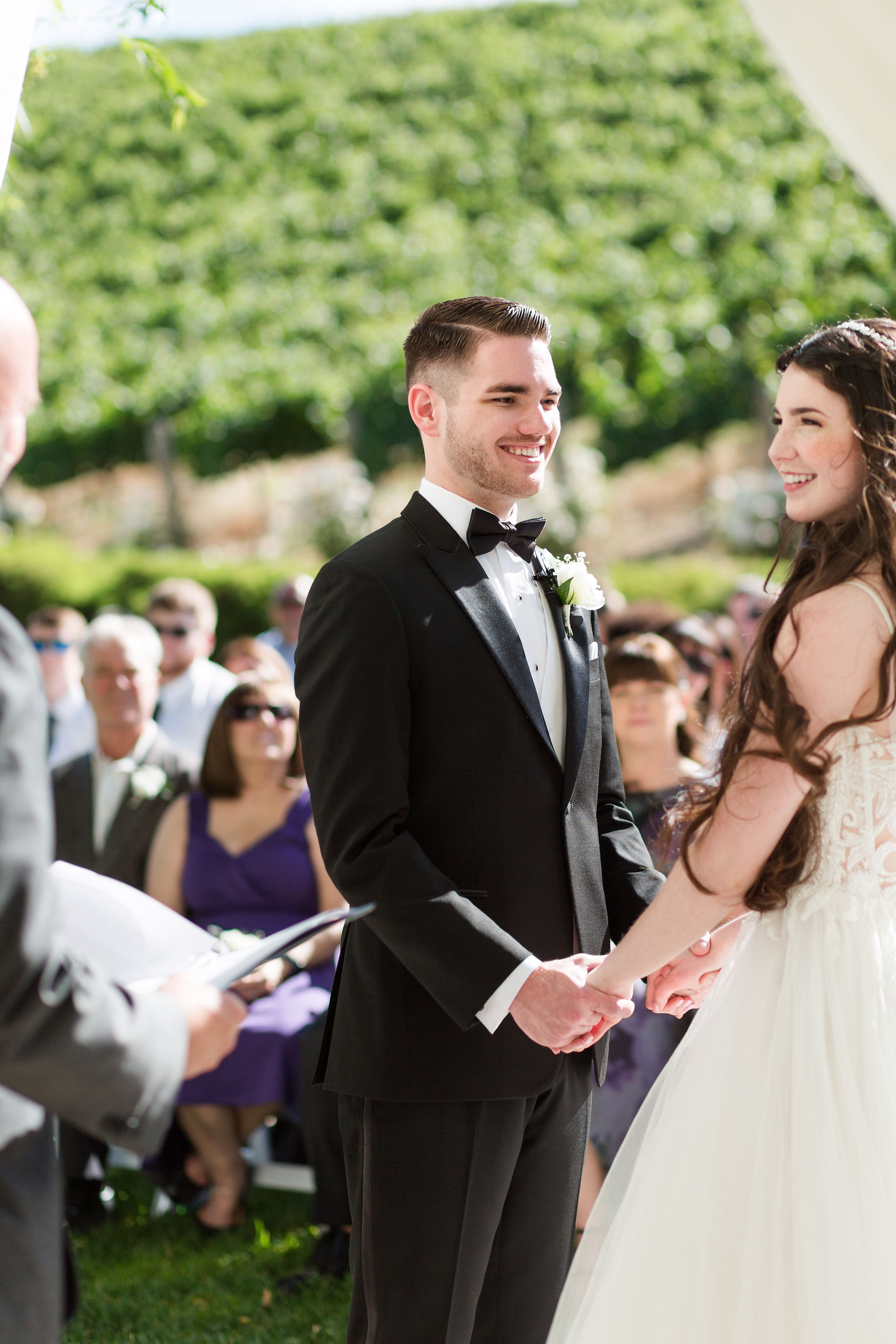 hkcreate hk create photography bay area wedding photographers nella terra wine cellars sunol california venue light and airy classic wedding ceremony summer
