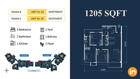 1205sqft