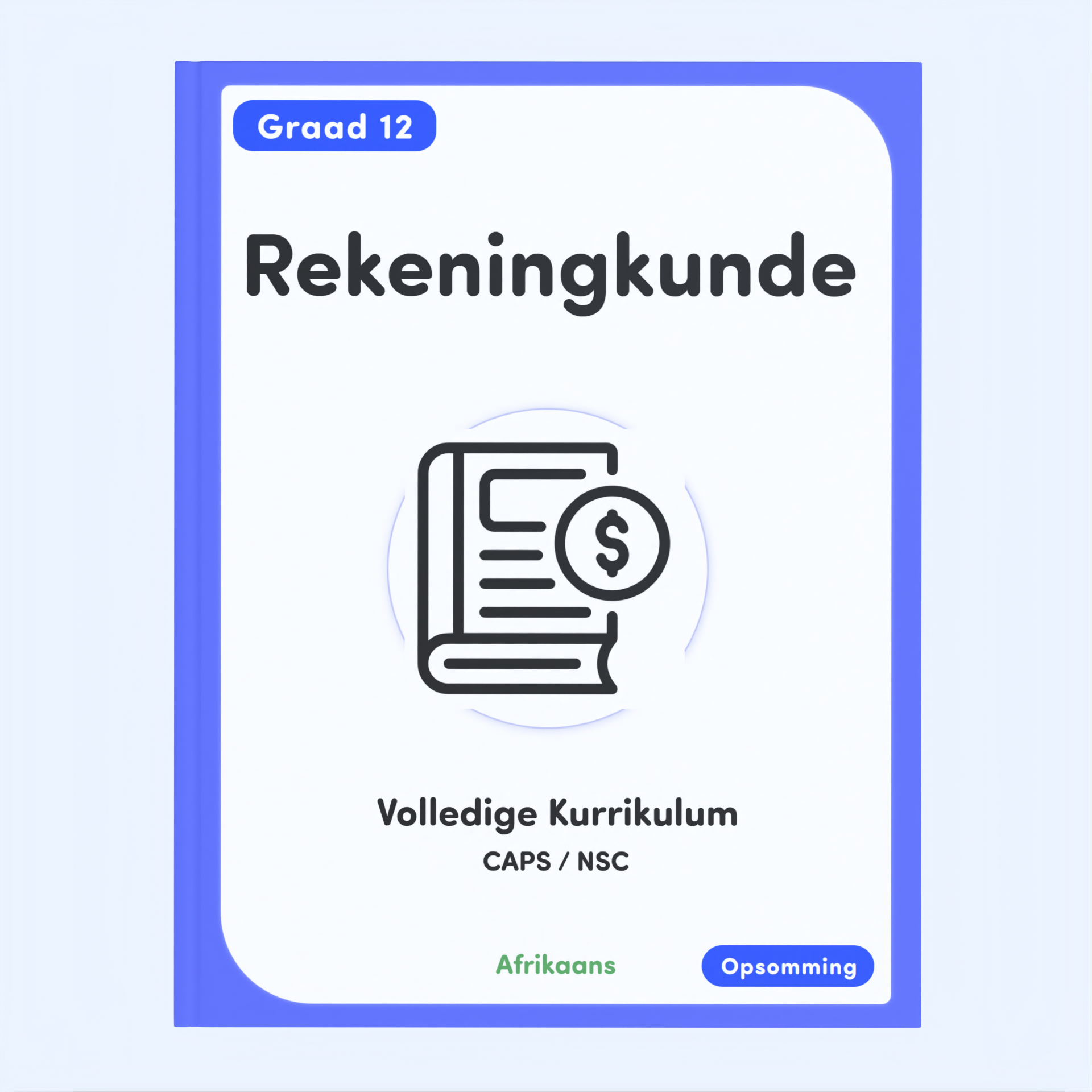 Gr 12 Rekeningkunde [Afrikaans]