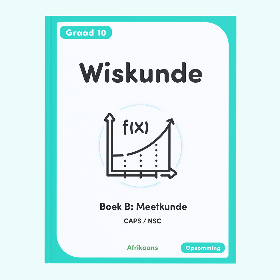 Thumbnail: Gr 10 Wiskunde Boek B: Meetkunde [Afrikaans]