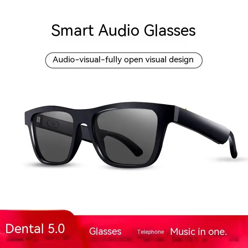 Miniatura: Smart Glasses Black Technology Headset Bluetooth Sunglasses