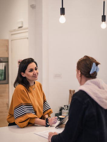 J'aime écouter et parler avec vous