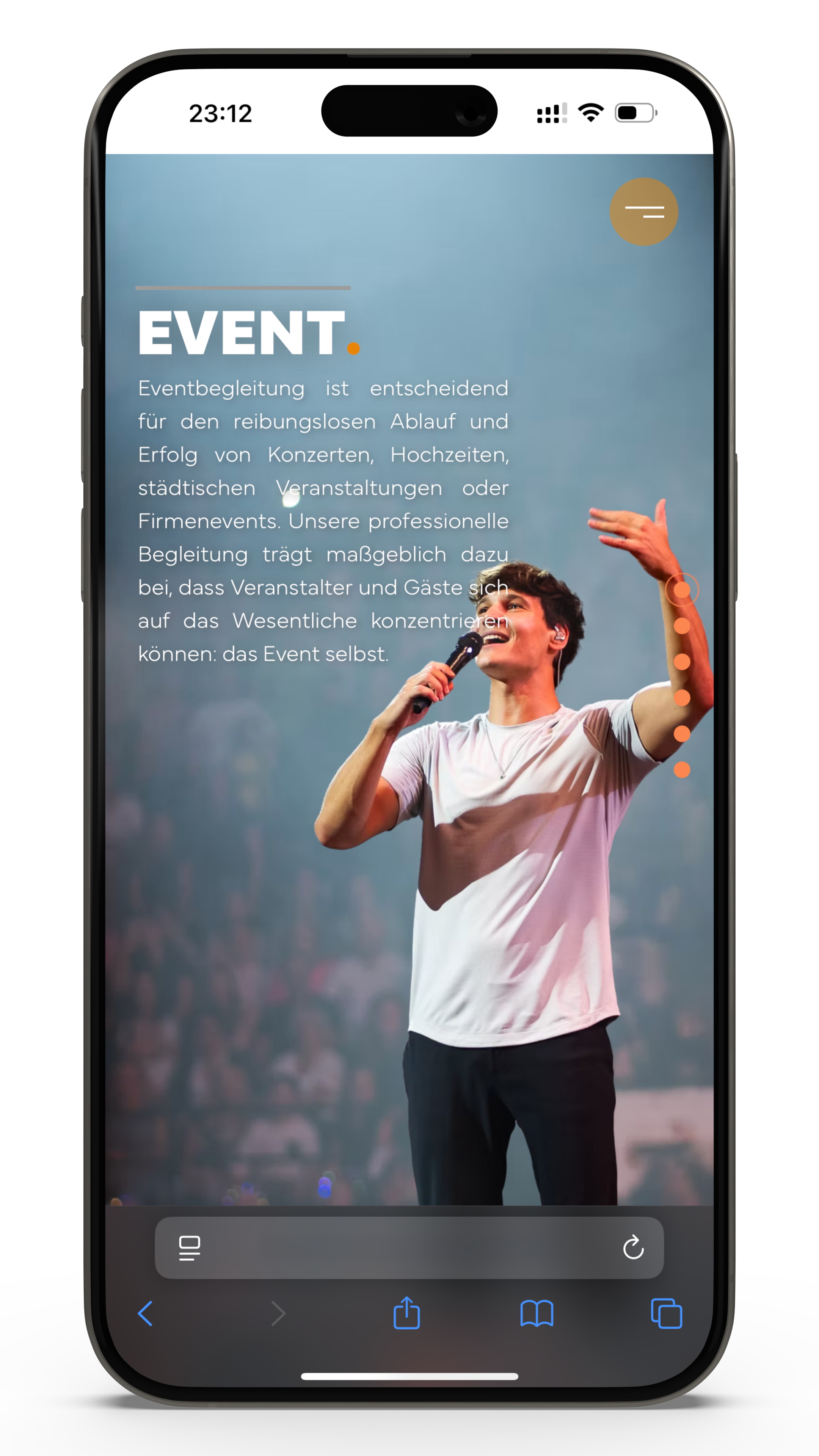 EULEN MEDIA Website iPhone