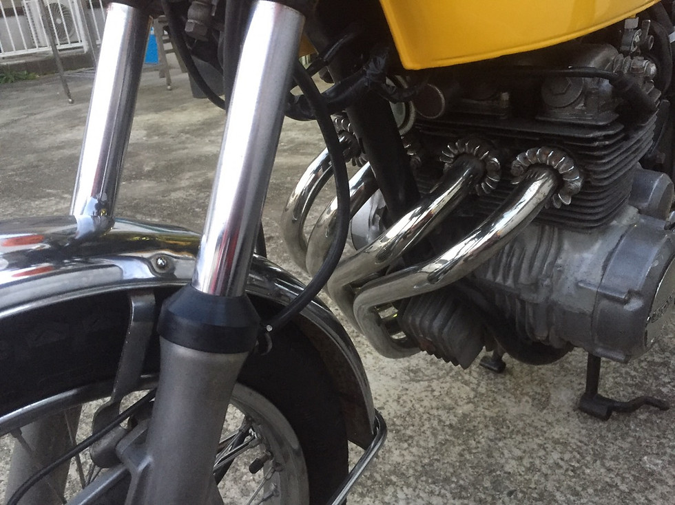 サムネイル： 【SOLD OUT】HONDA CB400FOUR 黄色 国内398cc 初年度登録 昭和52年2月 ノンレス車