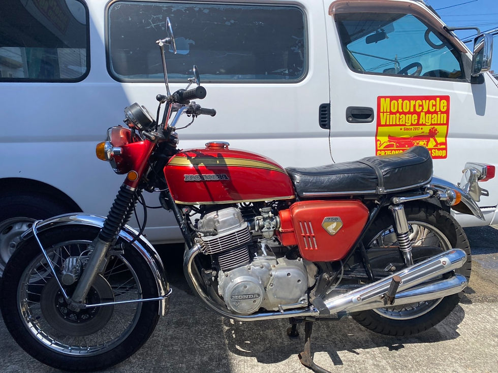 サムネイル： 【SOLD OUT】CB750K0  金型初期　お宝パーツ満載　未再生原型車両【税込・乗り出し価格】￥3,000,000