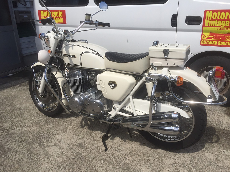 サムネイル： 【SOLD OUT】CB750K0 本物 白バイ フルレストア  車両 車検二年付き