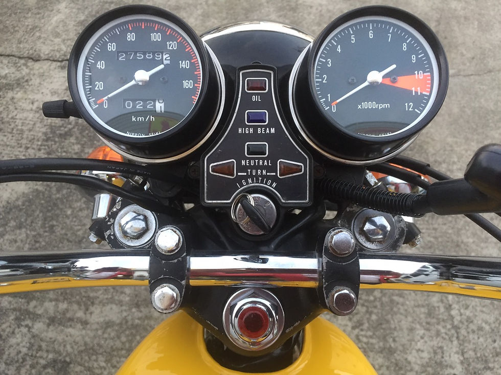 サムネイル： 【SOLD OUT】HONDA CB400FOUR 黄色 国内398cc 初年度登録 昭和52年2月 ノンレス車