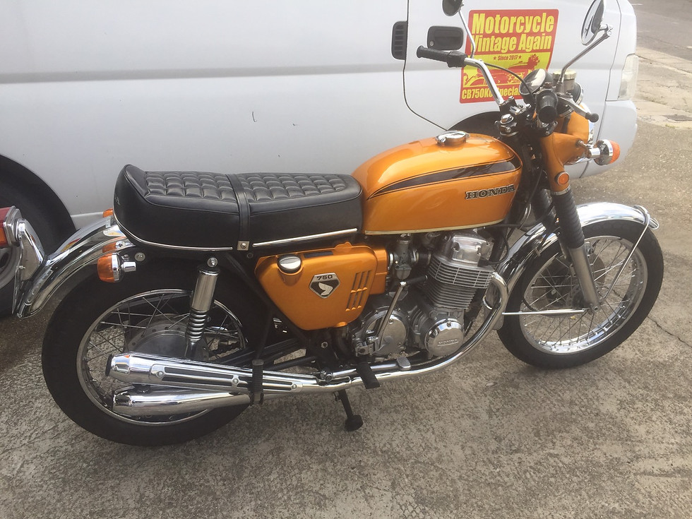 サムネイル： 【SOLD OUT】HONDA CB750K0 金型 ゴールド 程度極上 車検二年付き 逆車 納得の一台