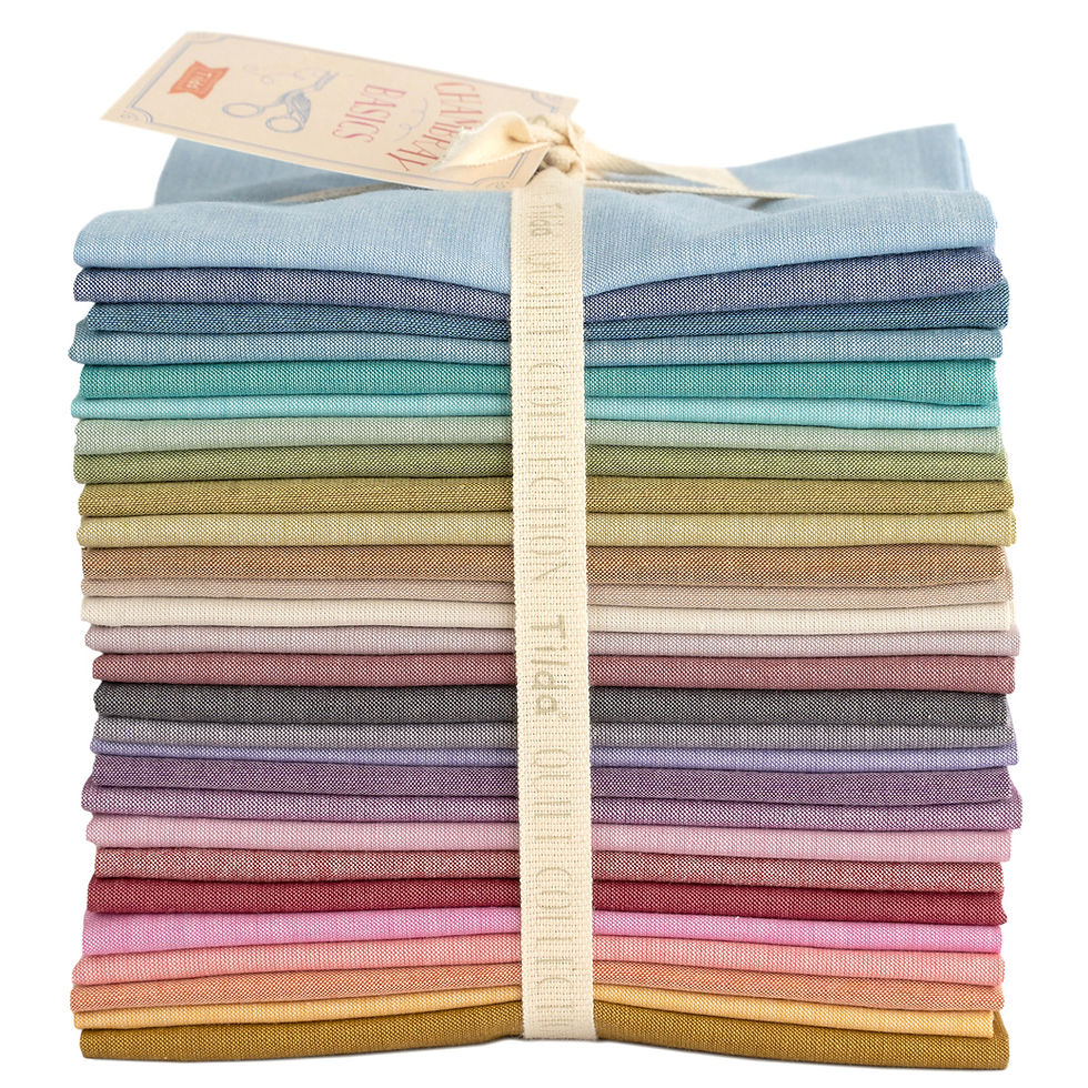 Thumbnail: Fat 1/4 Chambray Bundle by Gardner Designs - Tilda 
