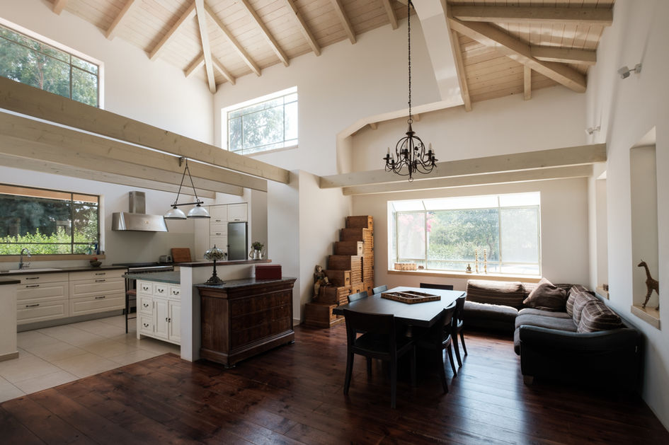 טליה ארז אדריכלות תכנון ועיצוב תכנון פרטי ריהוט בנגרות יוקרתית  מטבח פינת אוכל