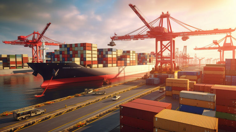 pngtree-d-rendering-of-a-logistics-company-s-import-export-shipping-operations-image_38177