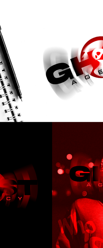 Ghost Agency, un logo créé par Graphikustoms