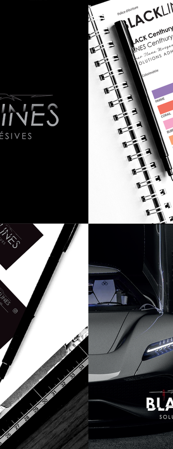 Logo Blacklines créé par Graphikustoms.