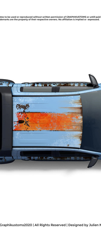 Ford Ranger. Un wrap design Graphikustoms