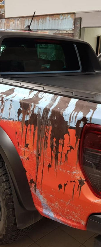 Ford Ranger. Un wrap design Graphikustoms