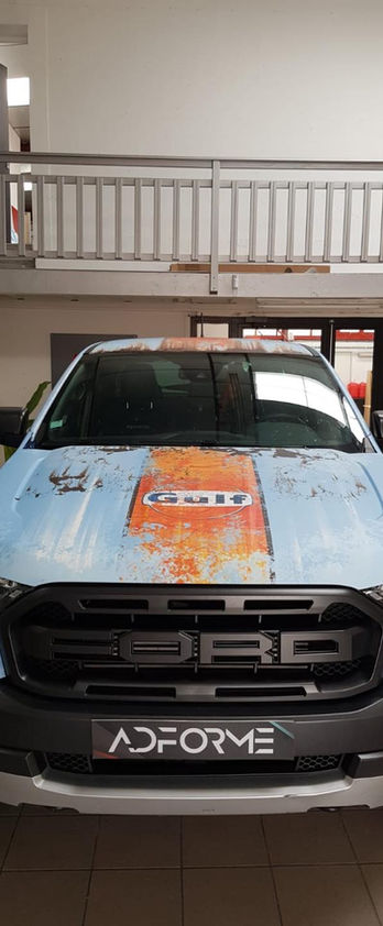 Ford Ranger. Un wrap design Graphikustoms