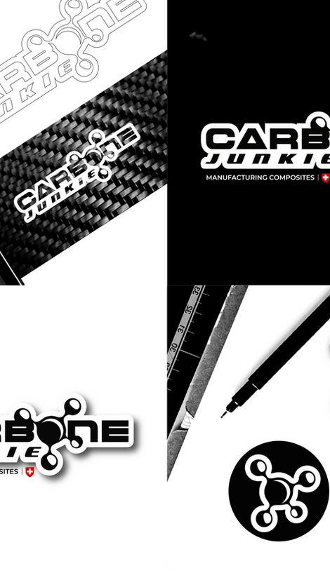 Création du logo Carbone Junkie, par Graphikustoms