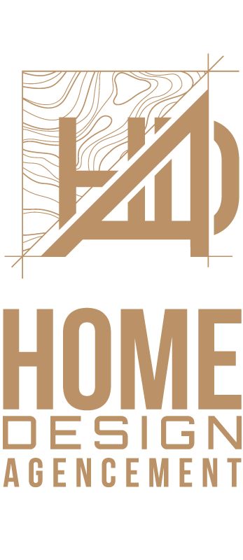 Home Design Agencement, un logo crée par Graphikustoms