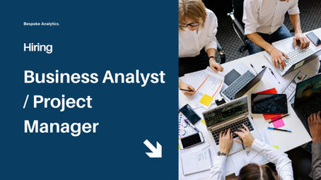 Hiring: Business Analyst / Project Manager