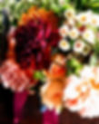 Faux silk floral arrangement