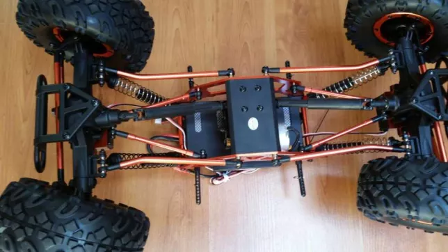 Miniatura: Carro elétrico 1:10 HSP Rock Crawler Pangolin Preto