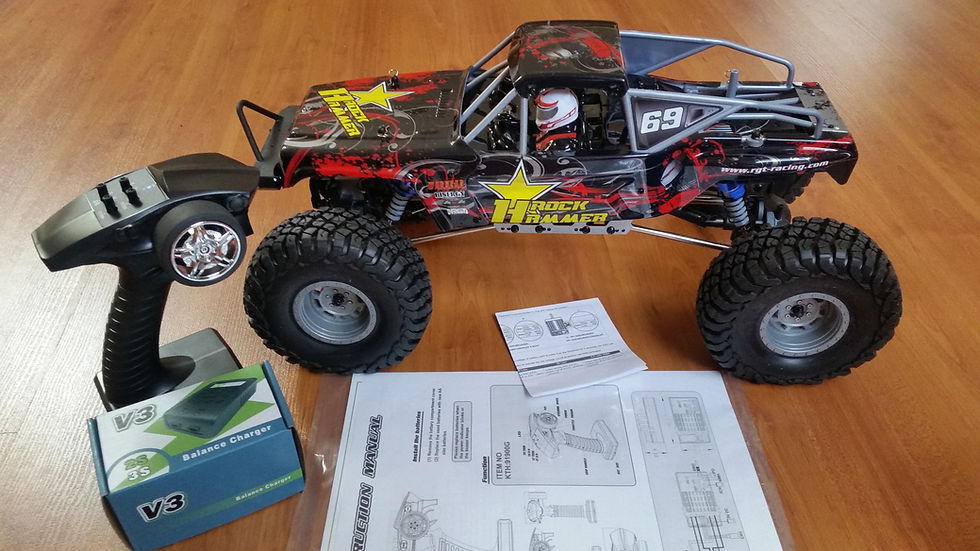 Miniatura: Carro elétrico 1:10 HSP RGT Rock Hammer Crawler Scale
