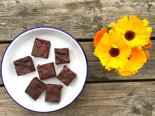 Raw Raspberry Brownies Recipe