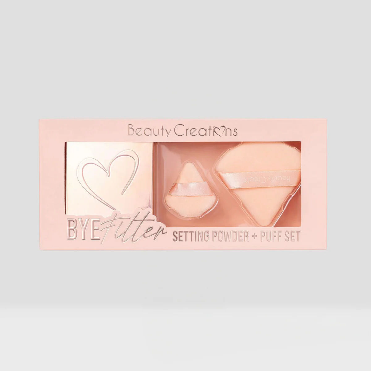 Beauty creations BYE FILTER SETTING POWDER + PUFF SET Translucent Dream