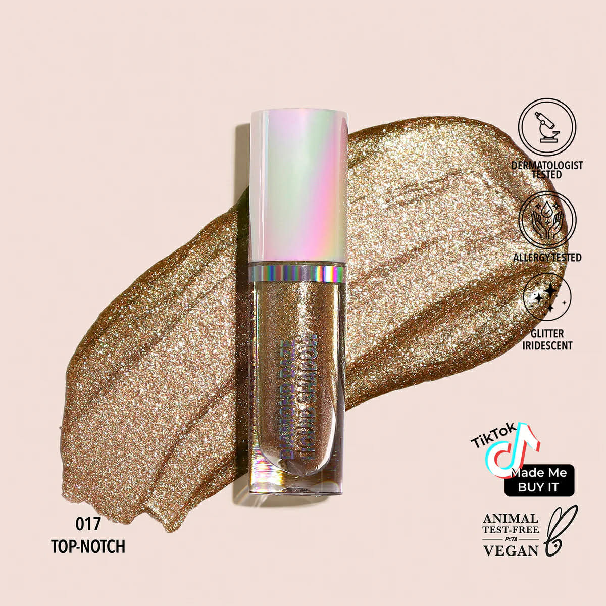 Moira DIAMOND DAZE LIQUID SHADOW (017, TOP-NOTCH)