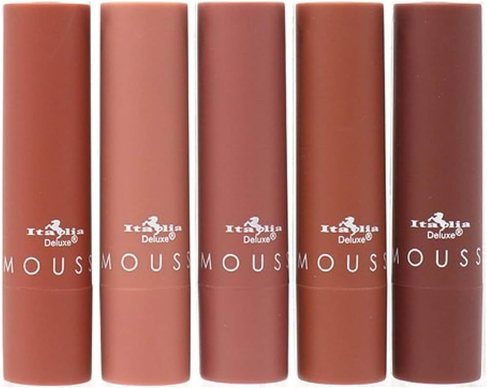 Italia Deluxe Top Five Mousse Matte Lipstick Set Send Nudes