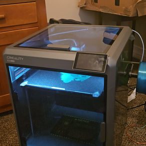 3D printer, my late niece, a smoke, conversation, and ginger!