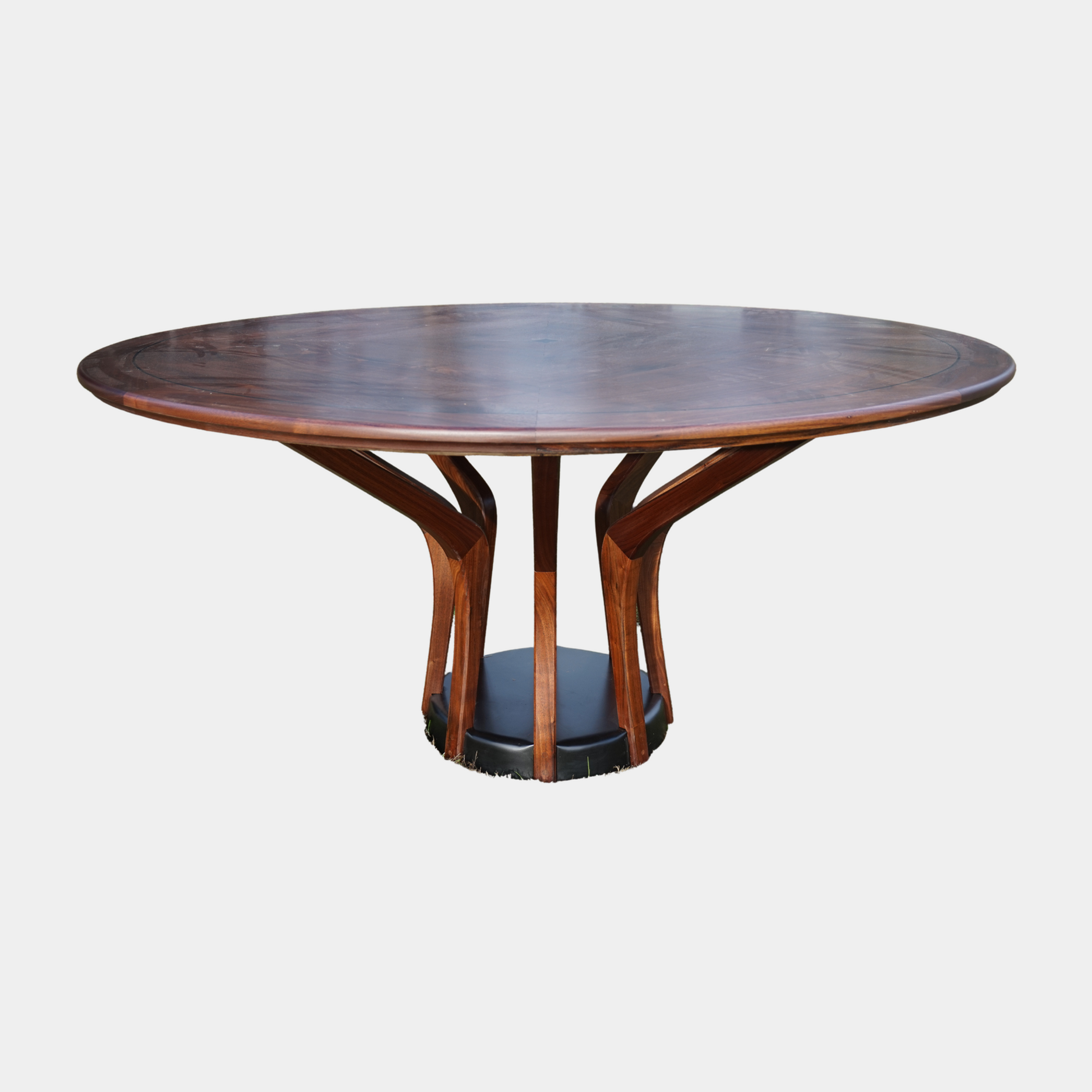 Modern Dining Table in Walnut & Ebony
