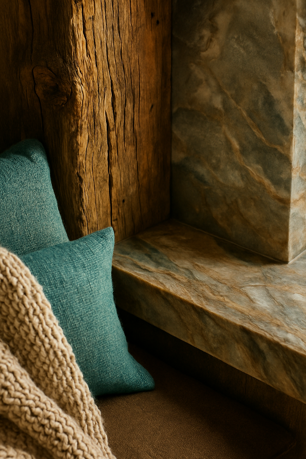 A blend of natural materials to delight the senses