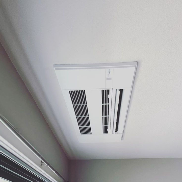 Ductless ceiling cassettes for energy efficient heating and cooling