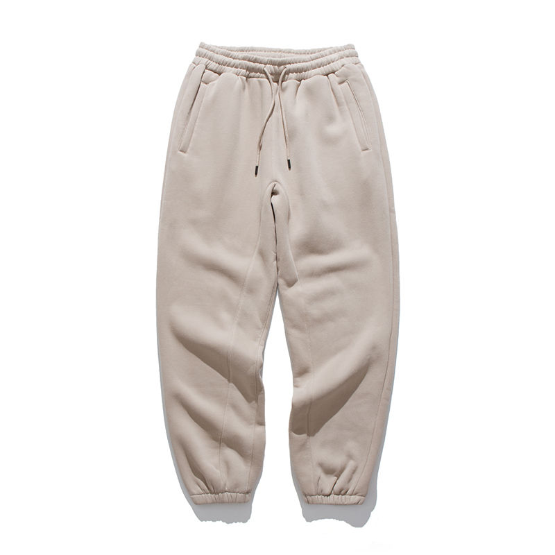 Thumbnail: YLS Men 330GSM Fleece Thick Blank Custom Logo Printing Jogger Suit Set Plus Size