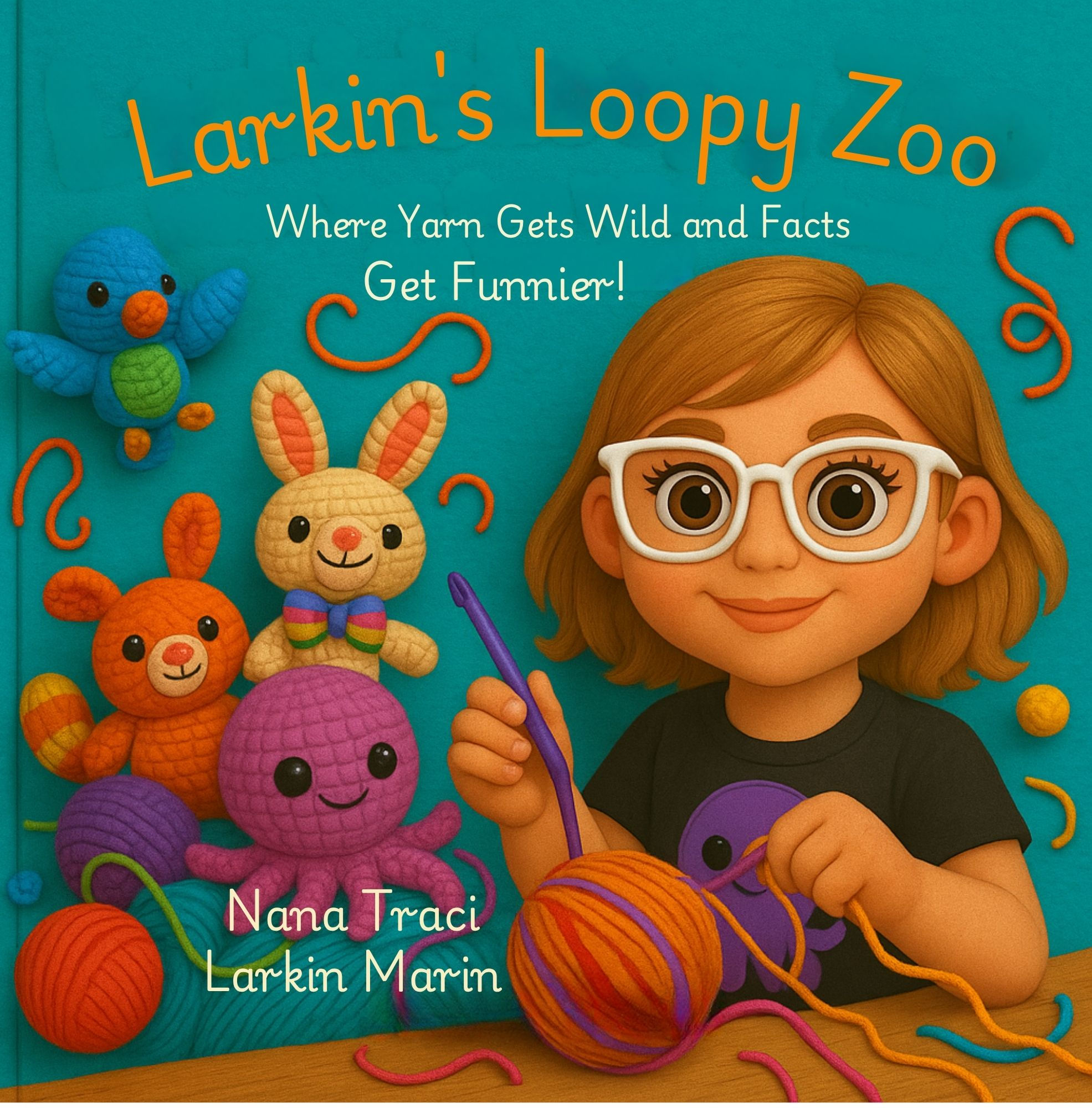 Larkin’s Loopy Zoo | Animal Facts Picture Book for Kids | Nana Traci