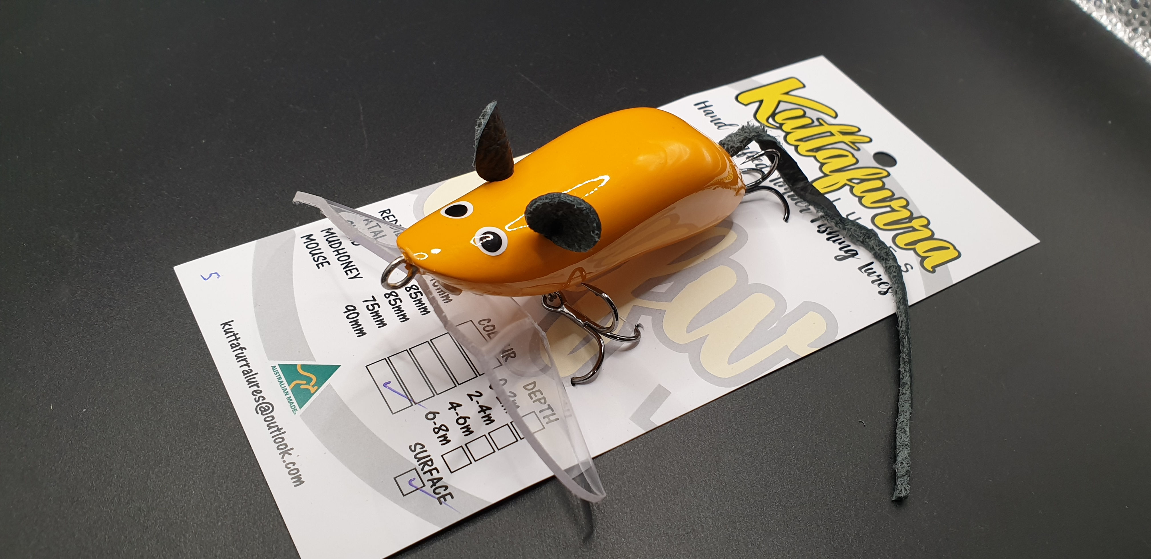 timber mouse 90mm     orange