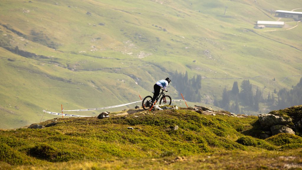 Fahrrad fahren im Grünen