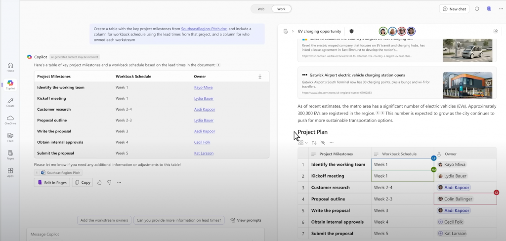 Copilot integriert in Teams