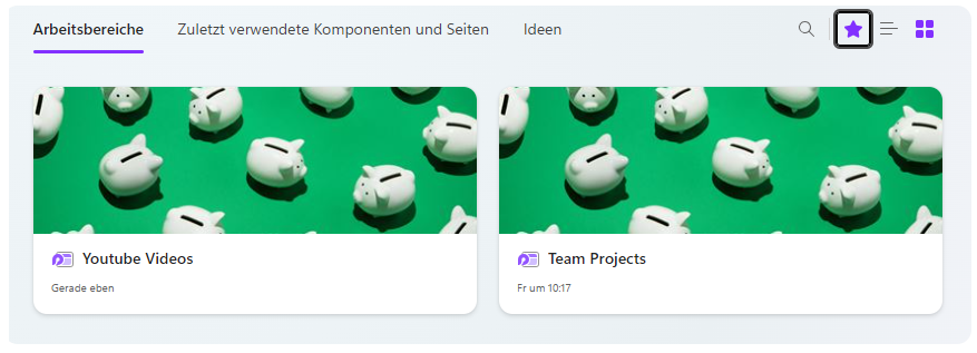 Loop-Arbeitsbereiche